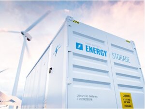 Large battery that read energy storage