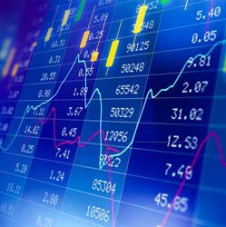 Stock prices graph