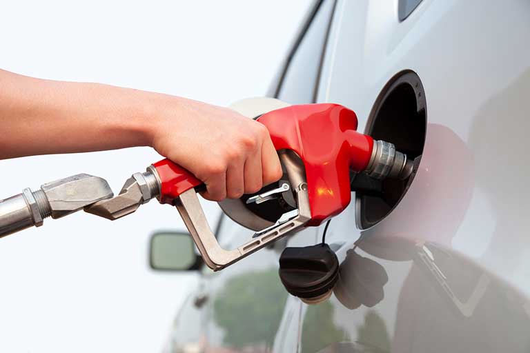 Gas pump handle